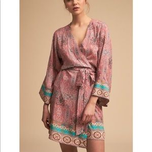 Brand new pink Wrenna Robe from BHLDN